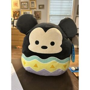 Disney Easter Squishmallow Mickey Mouse Easter Egg 10" RARE